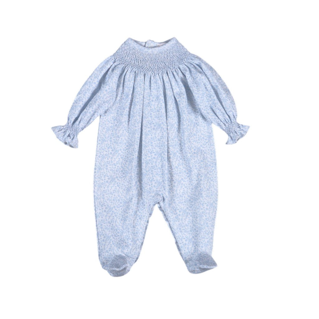 Baby Loren Ivy Floral Hand Smocked Bishop Footie IVY-514 5301