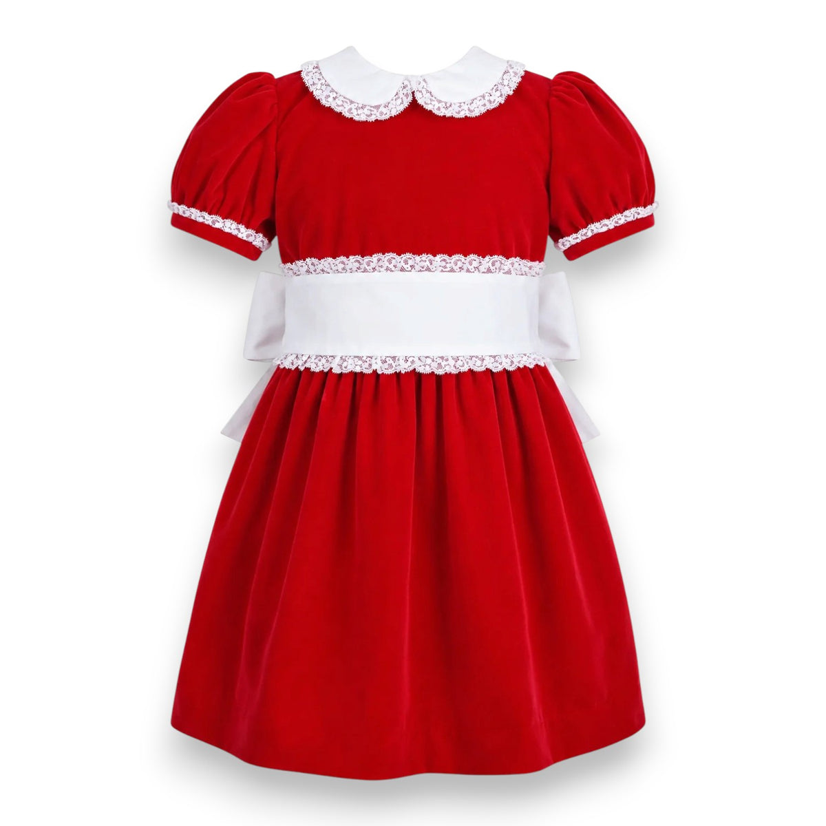 The Yellow Lamb Isabella Dress Red Velvet