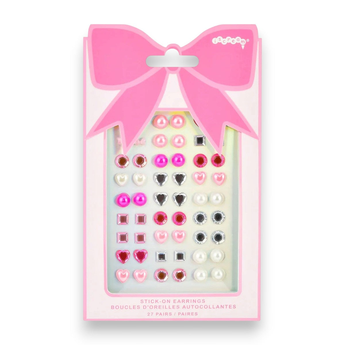 Iscream Bow Stick On Earrings
