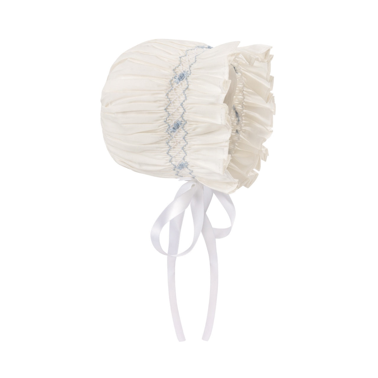 Feltman Brothers Girls Heritage Bleu Bonnet Ivory 2164