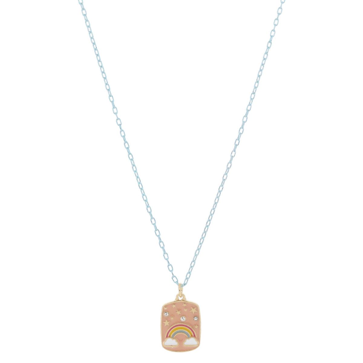 Jane Marie Multi Color Enamel Necklace w/ Pendant JM5876N