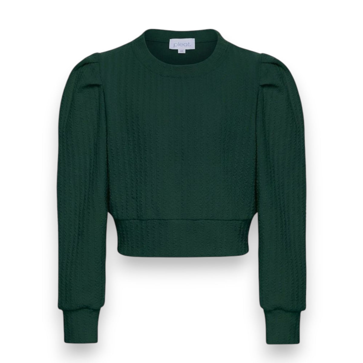 Pleat Jane Textured Sweatshirt Fall 2026