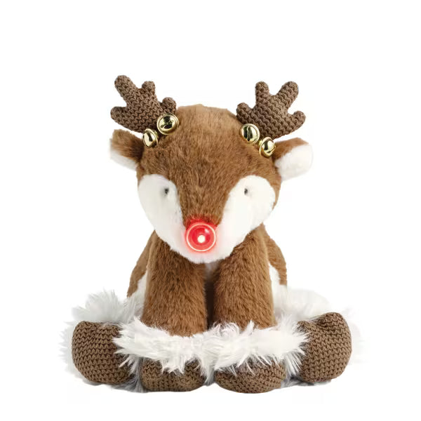 Mud Pie light up Christmas plush