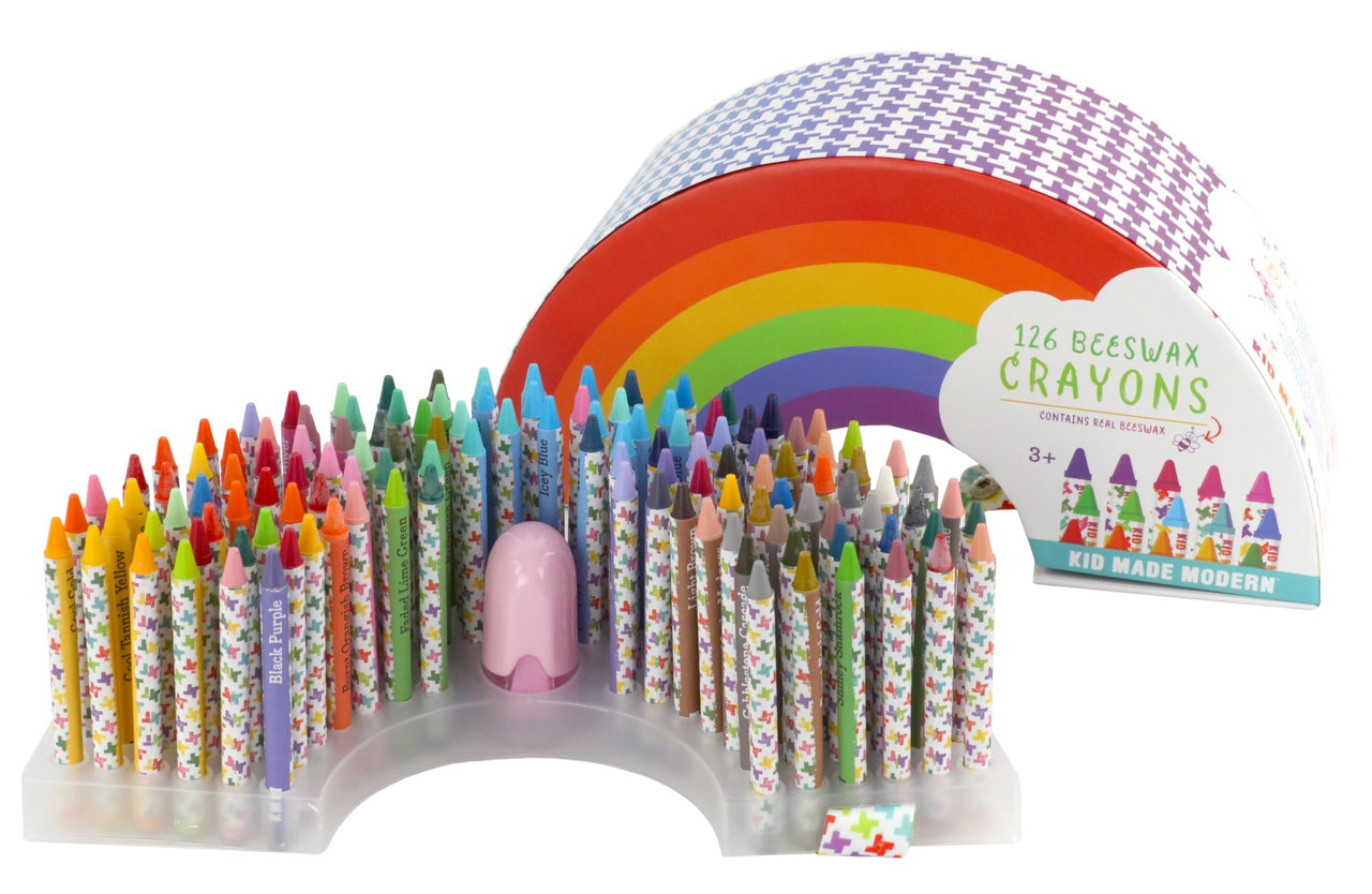 Kids Made Modern 126 rainbow crayons