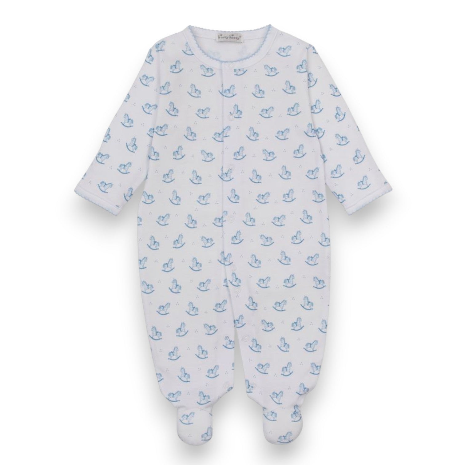 Kissy Kissy Gingham Rockers Footie