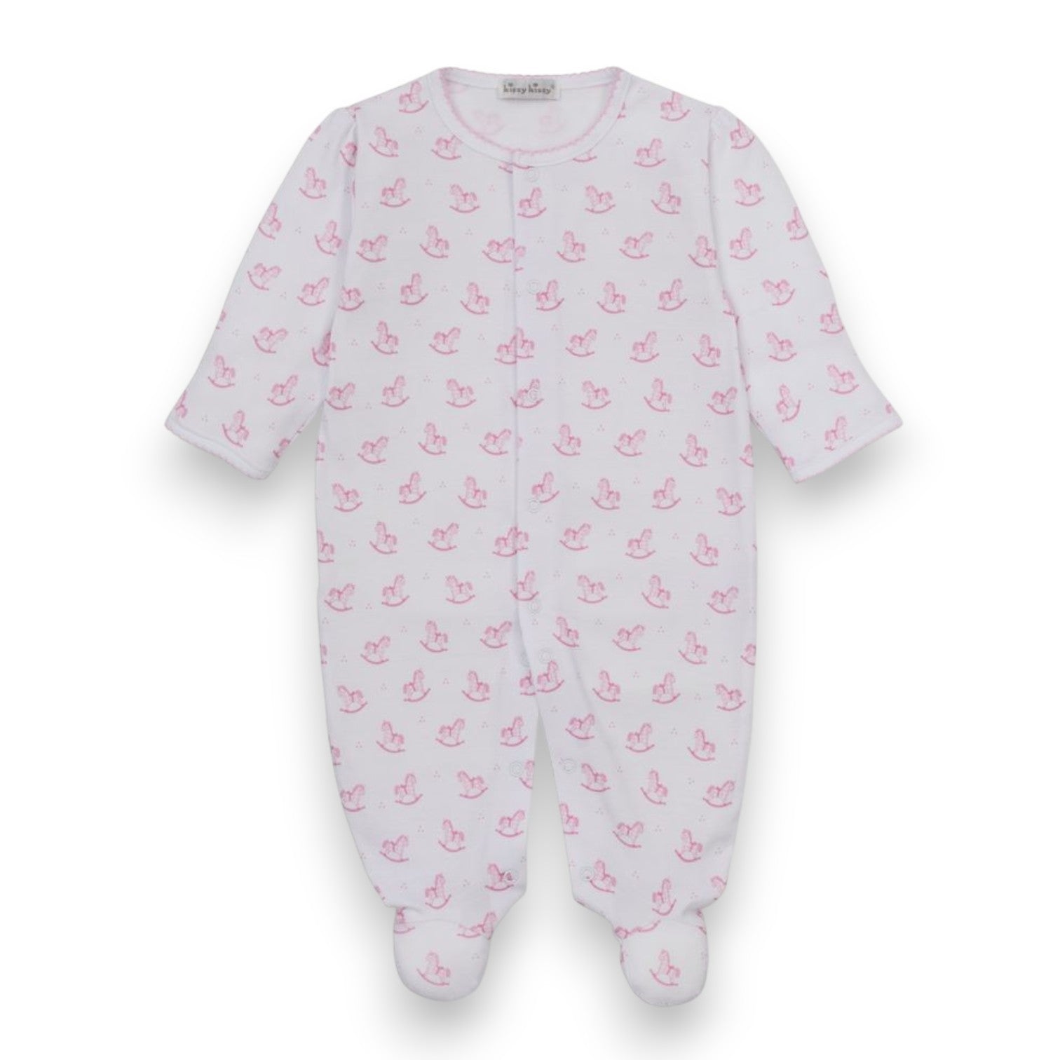 Kissy Kissy Gingham Rockers Footie