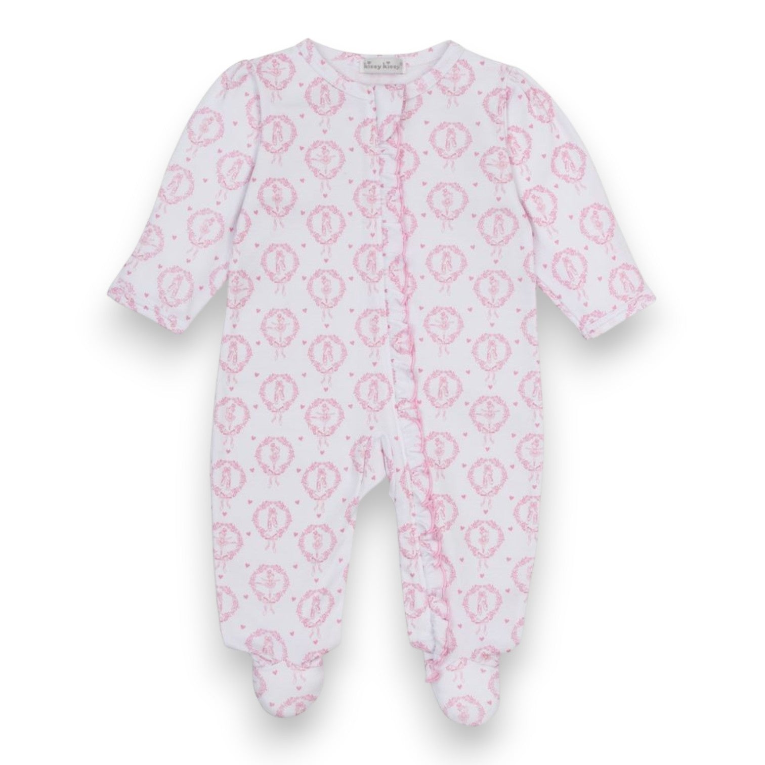 Kissy Kissy Petite Pirouettes Footie W/Zip PRT KGQ14775N-K650 5308