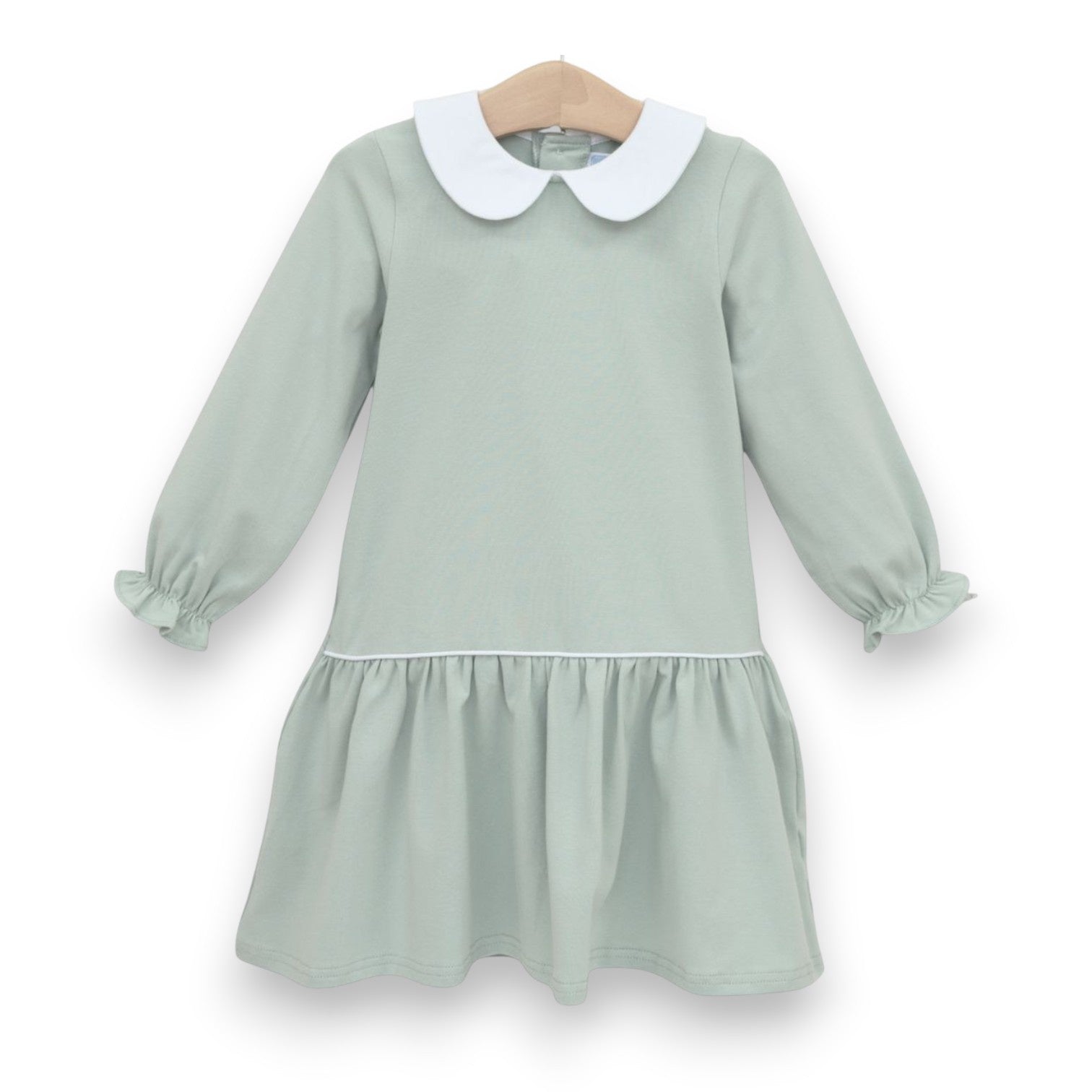 Trotter Street Kids Katherine Dress Sage Green TSK-03058 5307