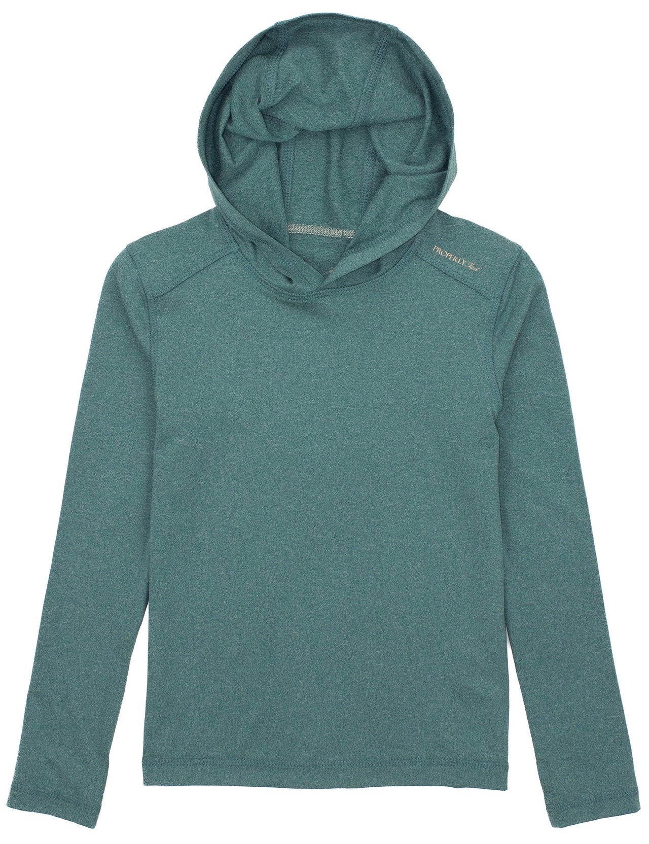 Properly Tied Boys Finn Hoodie Hunter Heather LDT3015 5106