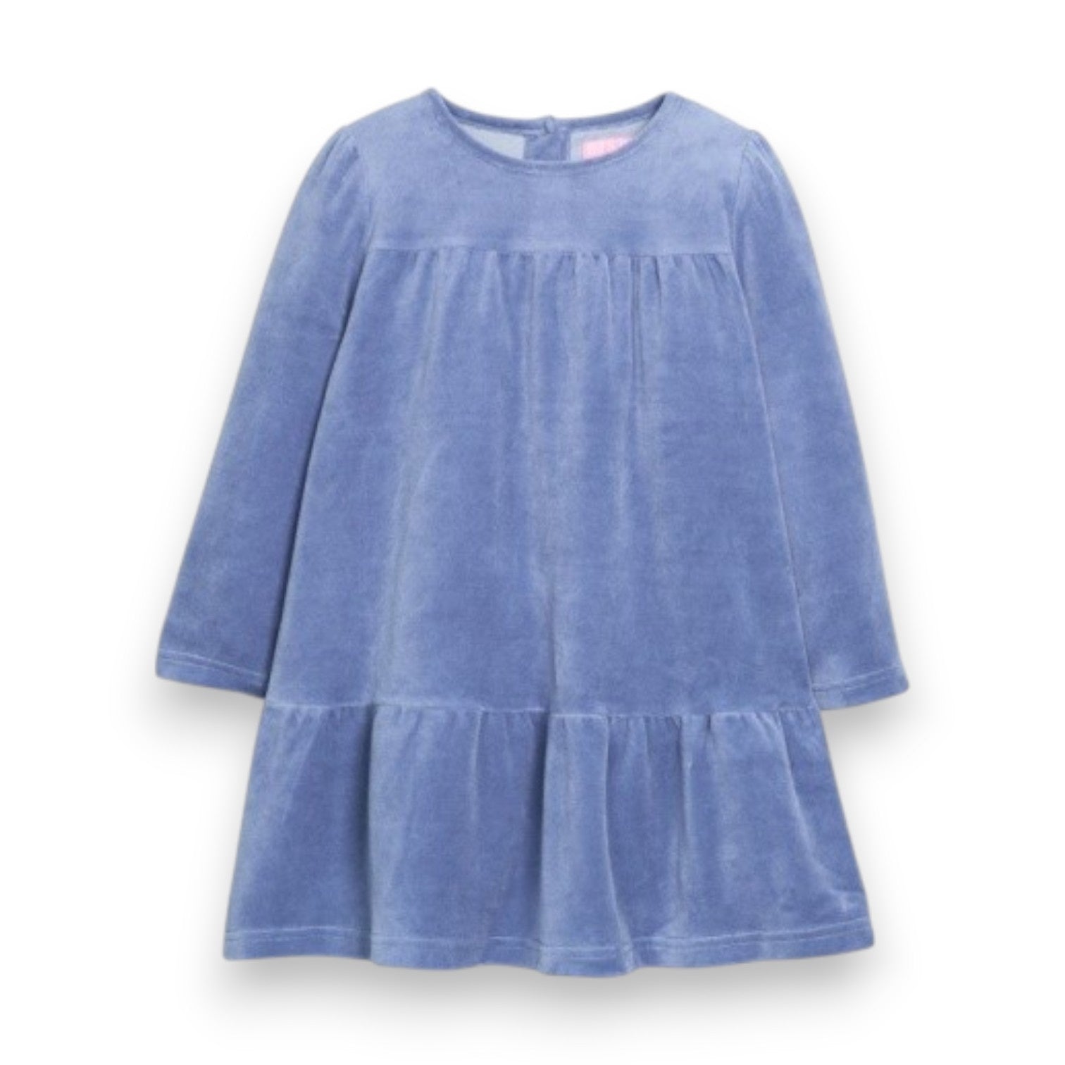 Bisby Lisle Dress Dusty Blue Velour 5308