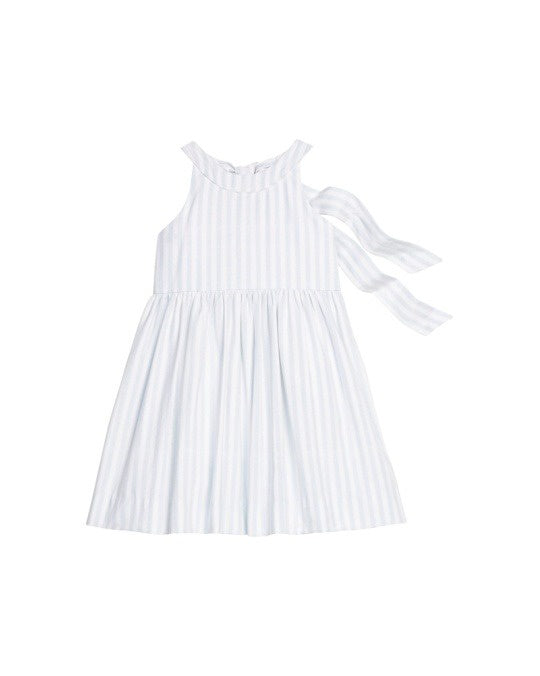 Little English Bow Back Annie Dress Savannah Stripe