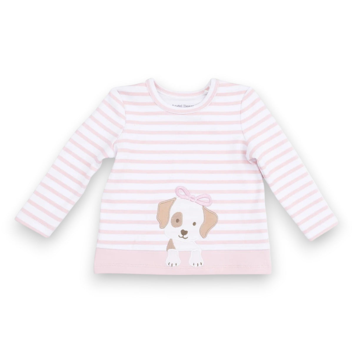 Angel Dear Stripe Puppy Long Sleeve Uni Shirt 945-F26-STP
