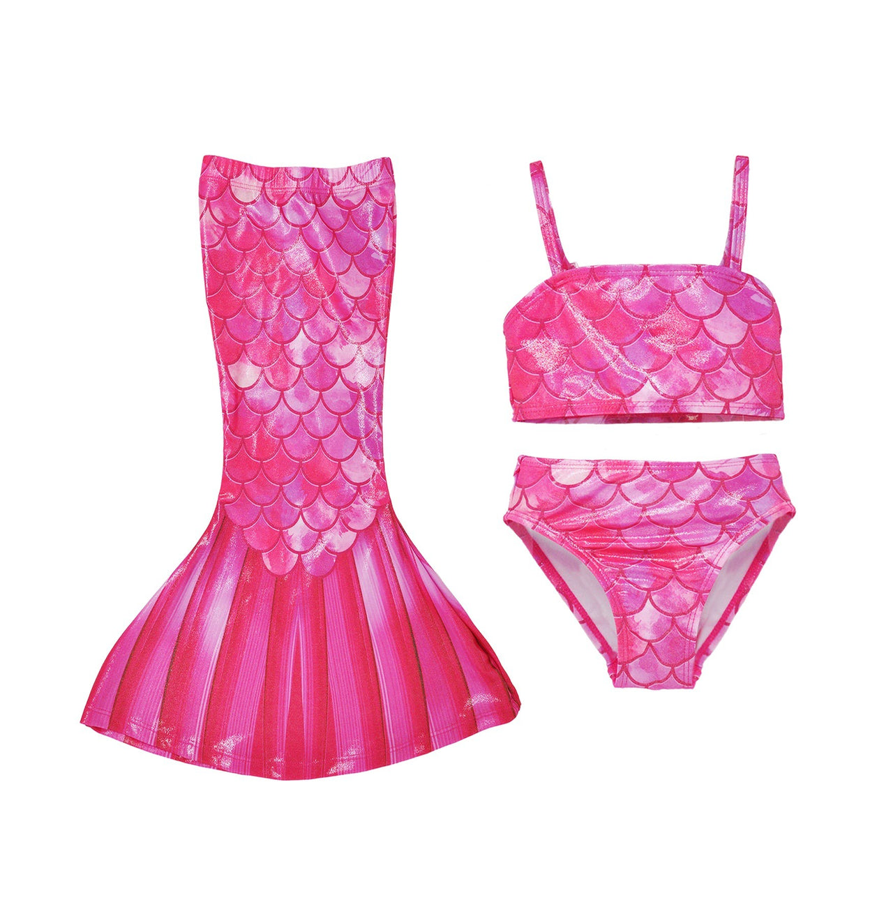 Flap Happy UPF 50 Pink Splash 3pc Mermaid Swim MERG/PISP 5112