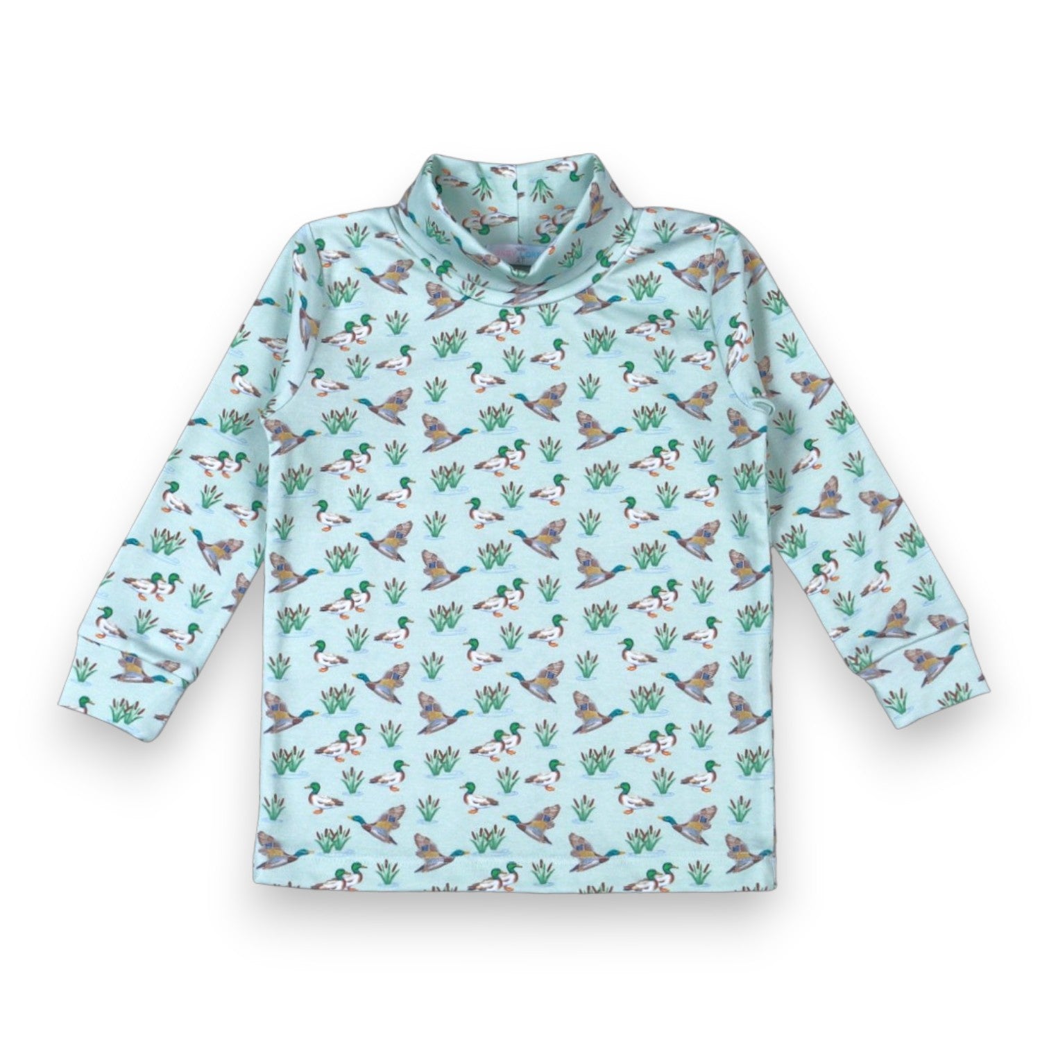 Baby Loren Mallard Ducks Pima Turtleneck MLK-010