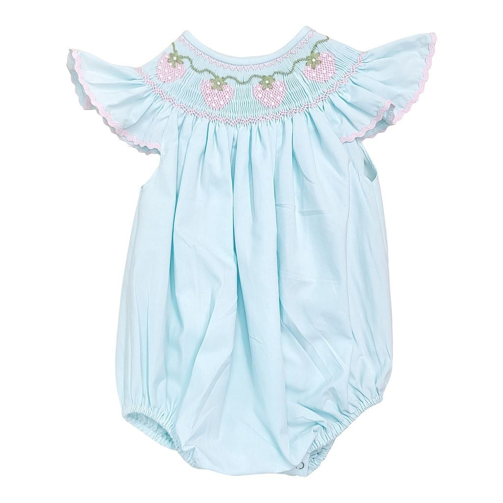 Sweet Dreams Strawberry Vine Smocked Mint Bubble MT160 53092