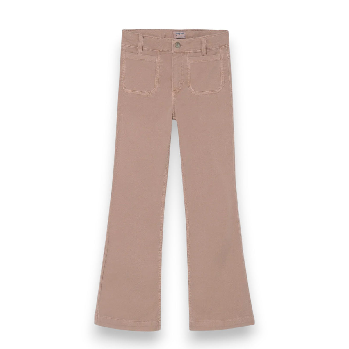 Mayoral Flare Twill Pants Blush 7501