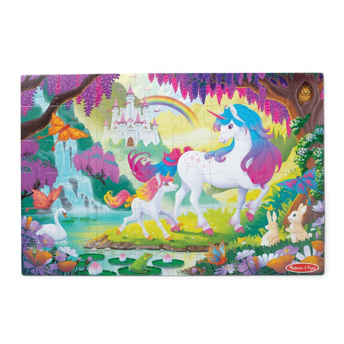 Melissa & Doug Glow in dark Unicorn floor puzzle