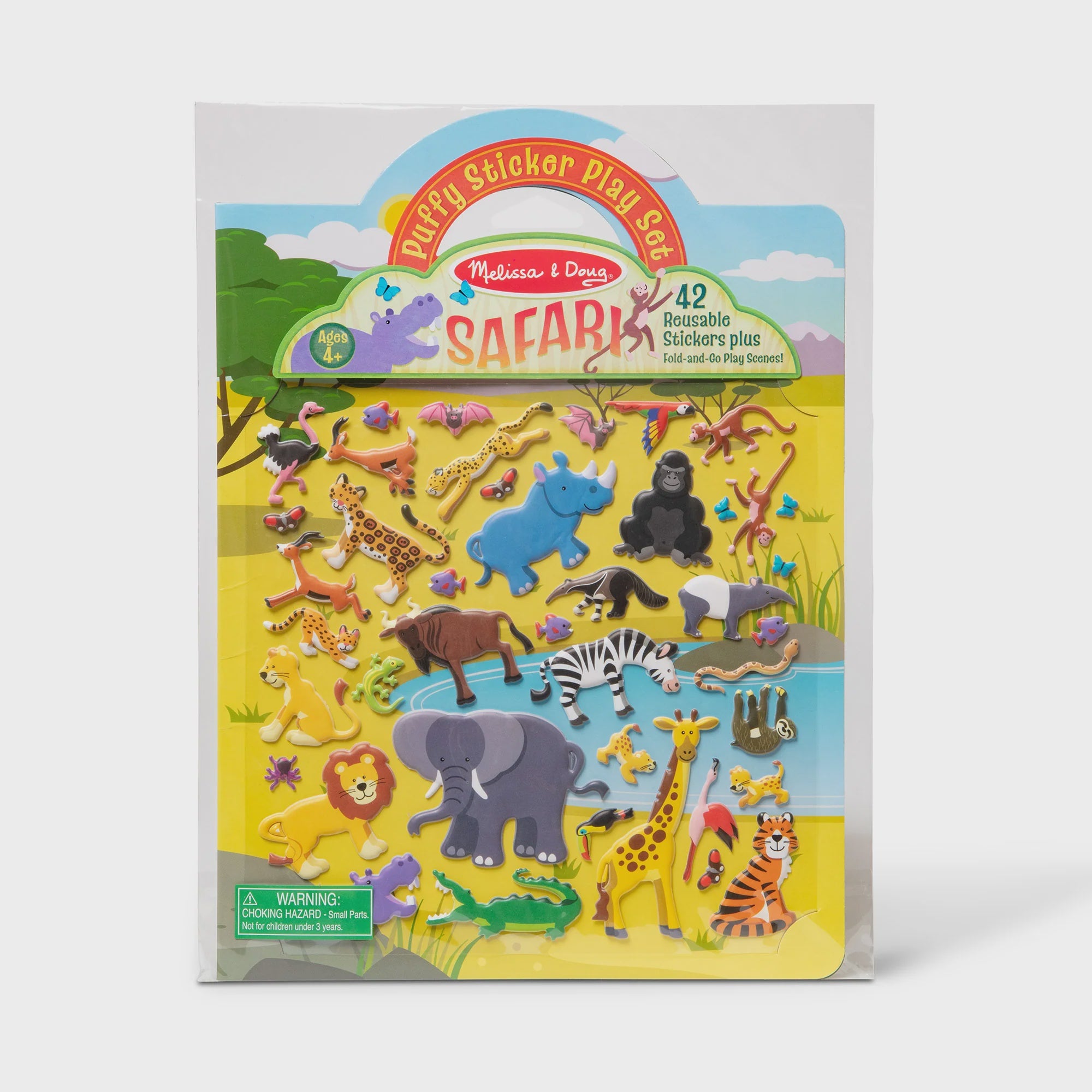 Melissa & Doug puffy stickers Safari