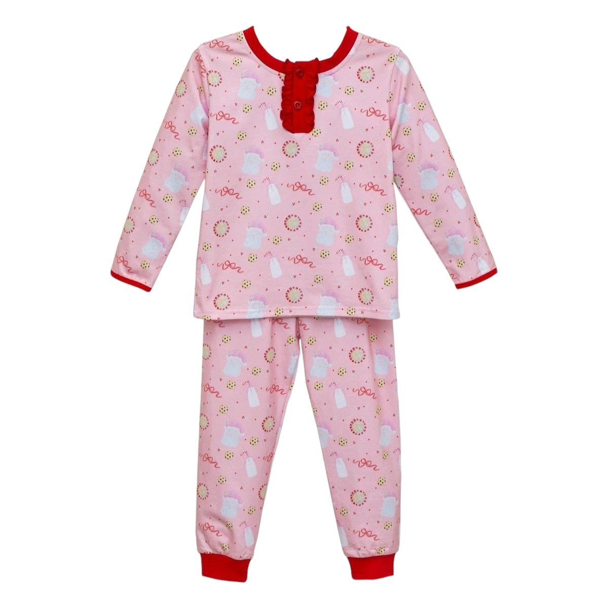 Trotter Street Kids Milk & Cookies Ruffle Lounge Set TSK-02287 5208
