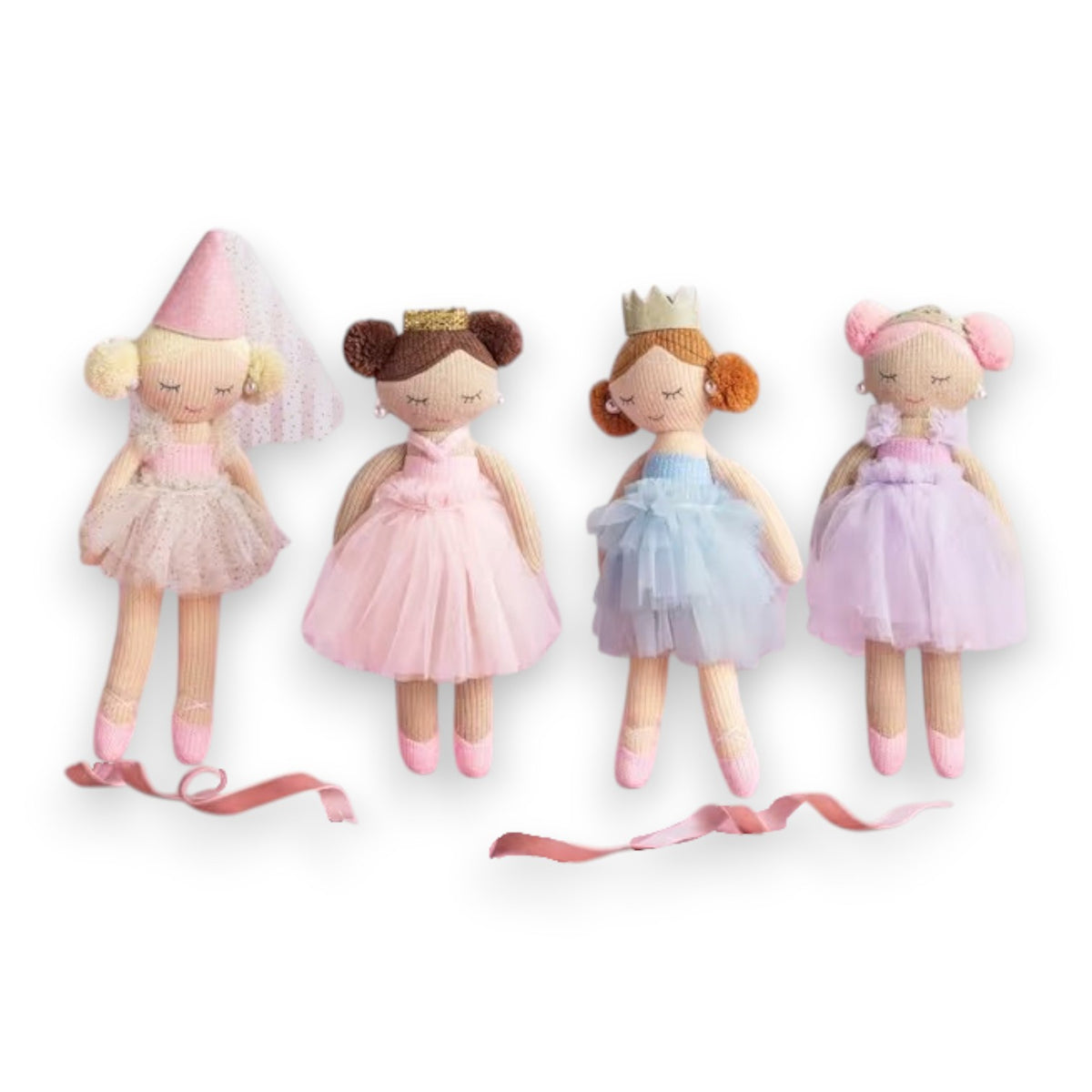 Mud Pie Princess knit doll