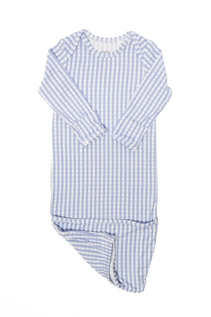 The Uptown Baby Newborn Gown Gingham 5212