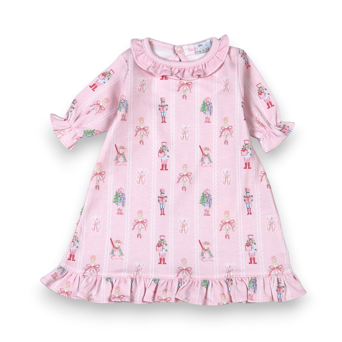 Baby Loren Pink Nutcracker Pima Doll Dress NTK-009 5309