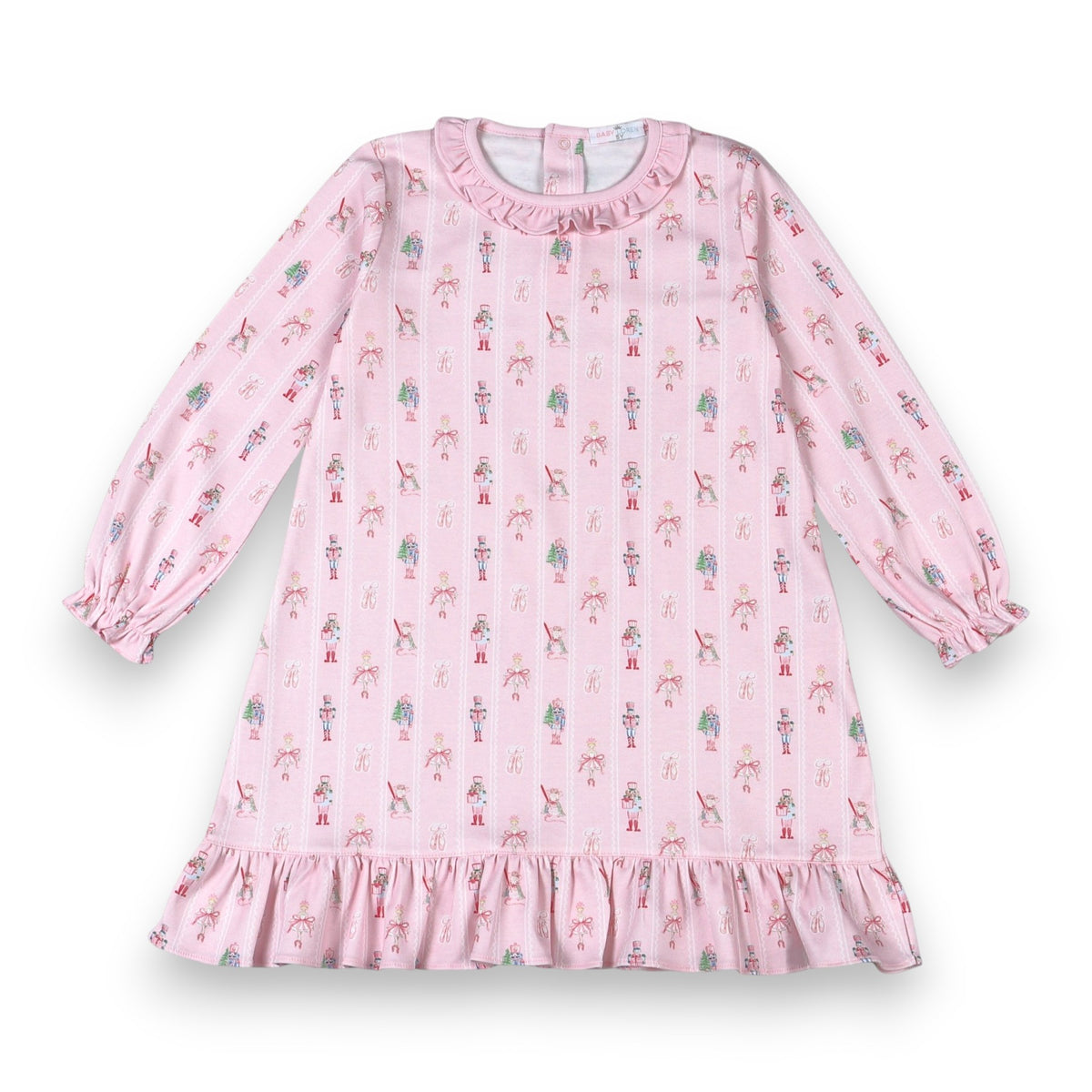 Baby Loren Pink Nutcracker Pima Dress NTK-340 5309