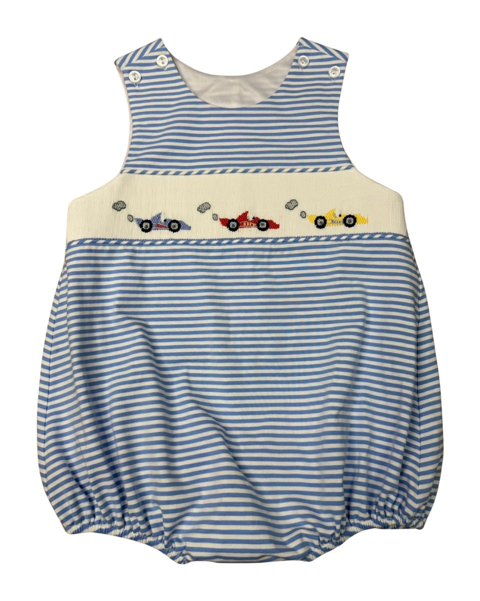 Whimsy Bay Off To the Races Smocked Bubble WBS26-155 5302