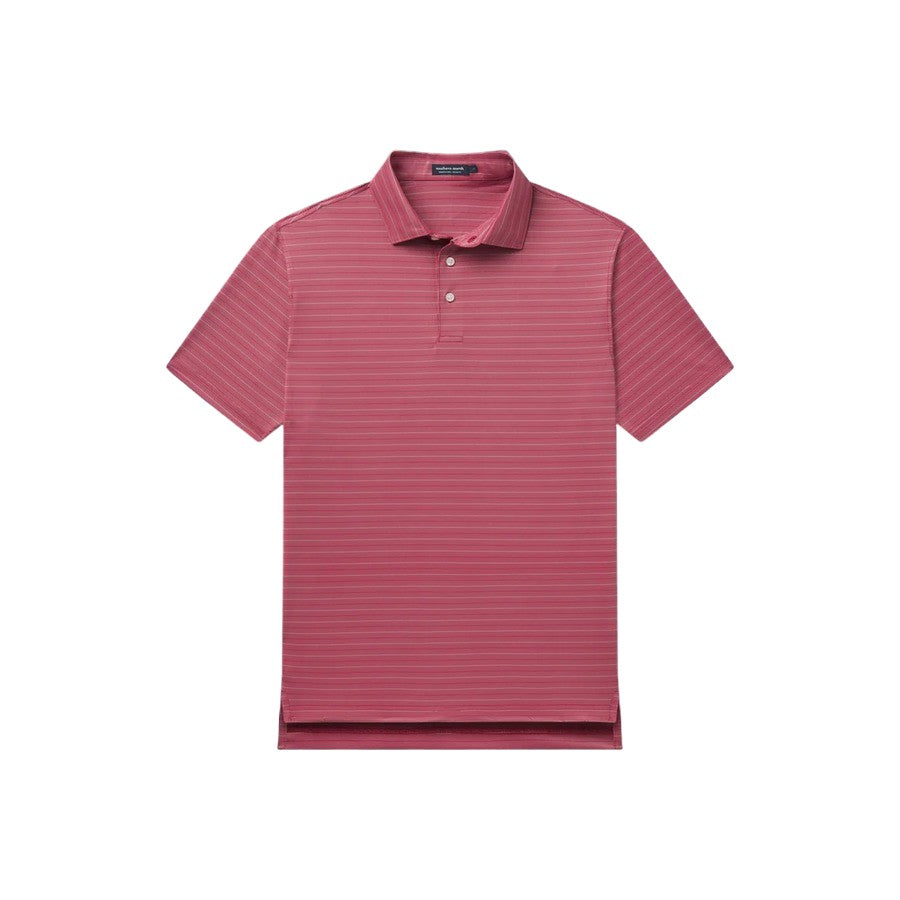 Southern Marsh Crimson & White Youth Tyner Twill Performance Polo YPGWT 5108