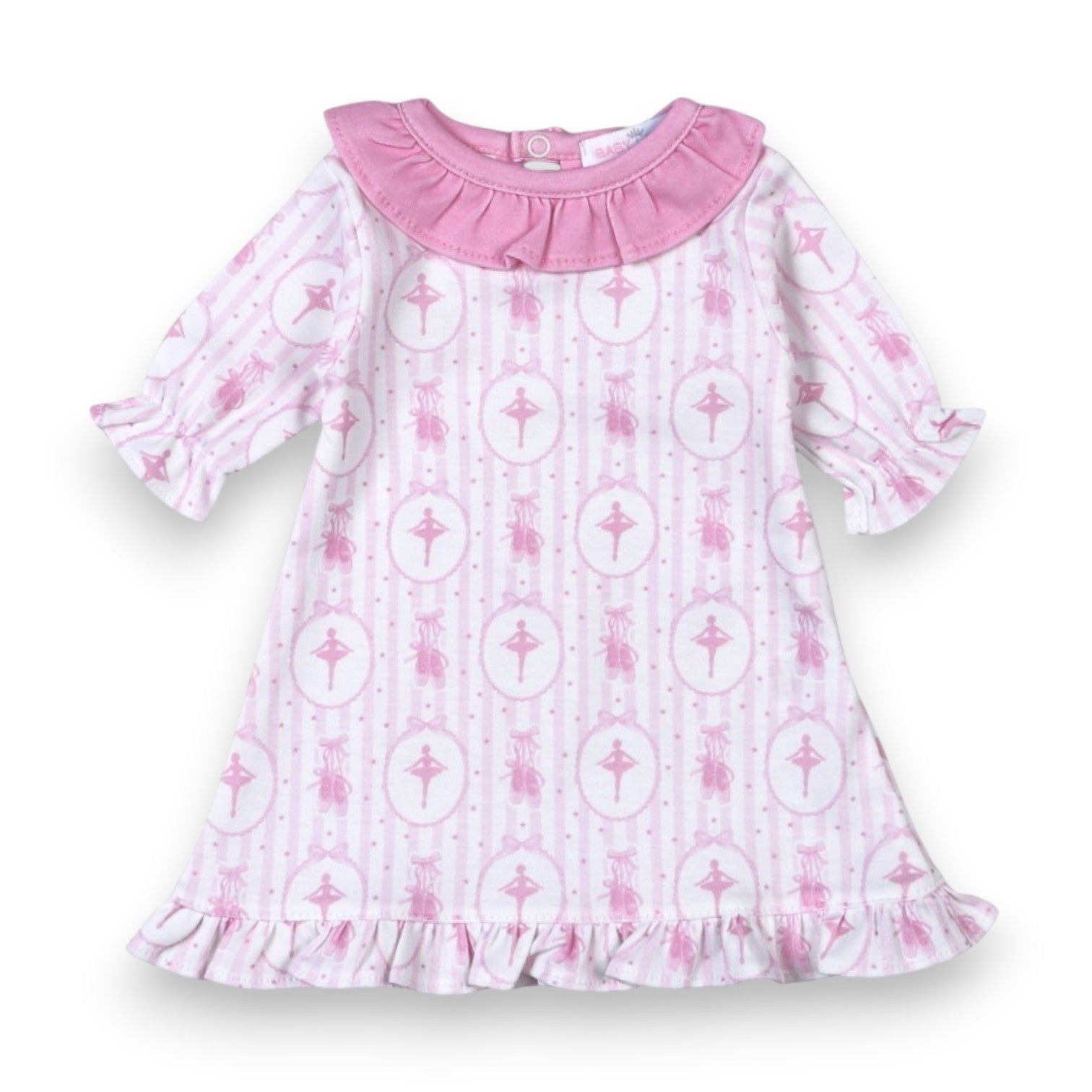 Baby Loren Pink Ballerina Pima Doll Dress PIB-009