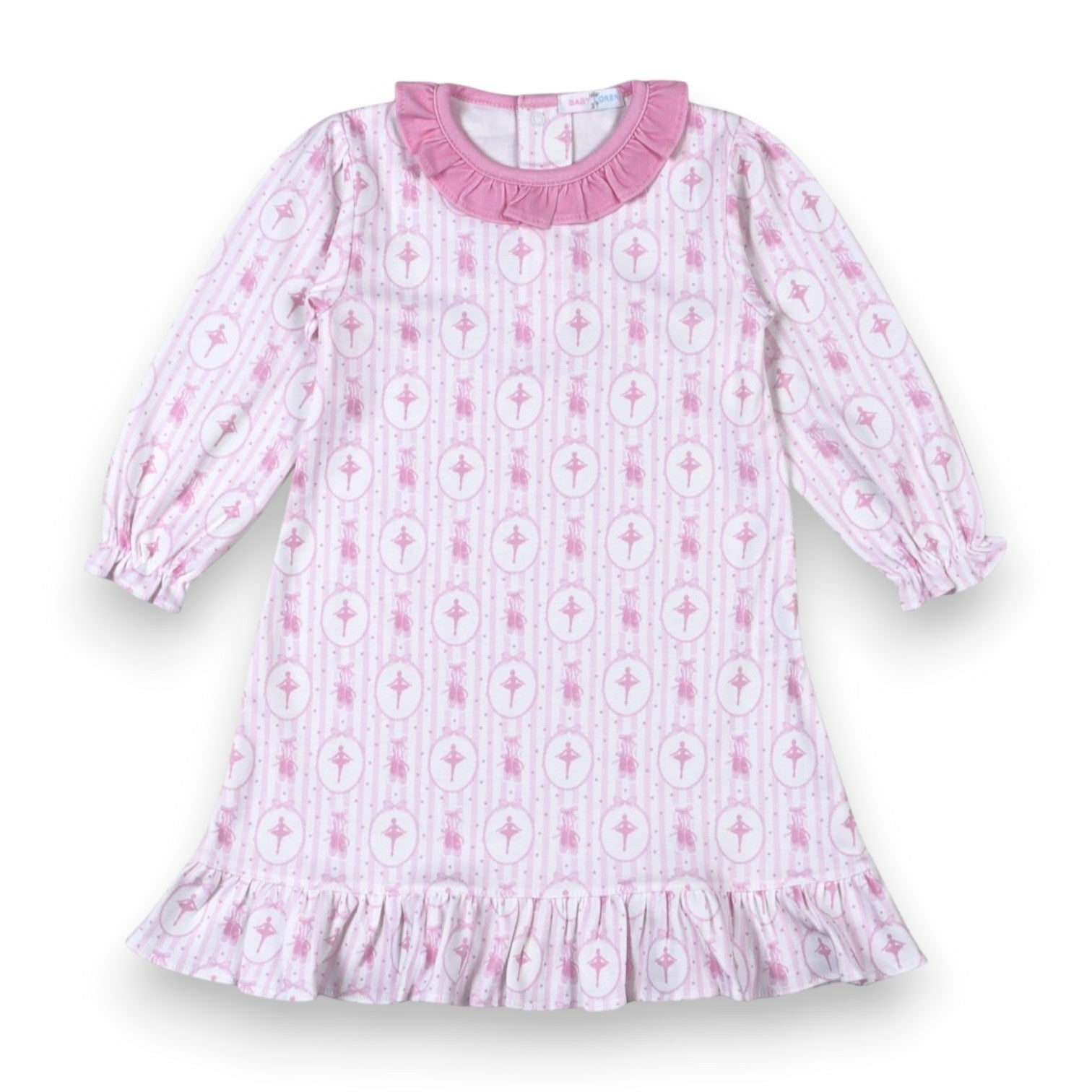Baby Loren Pink Ballerina Pima Dress PIB-340