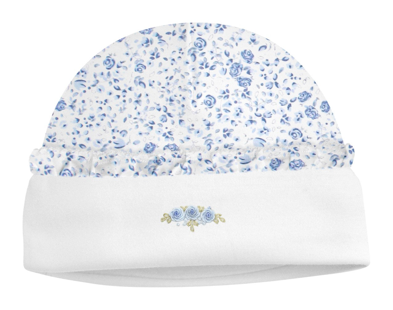 Lyda Baby Blue Roses Hat NB PT07B-7114 5107