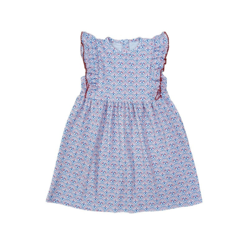 Love George Patriotic Floral Dress 5302