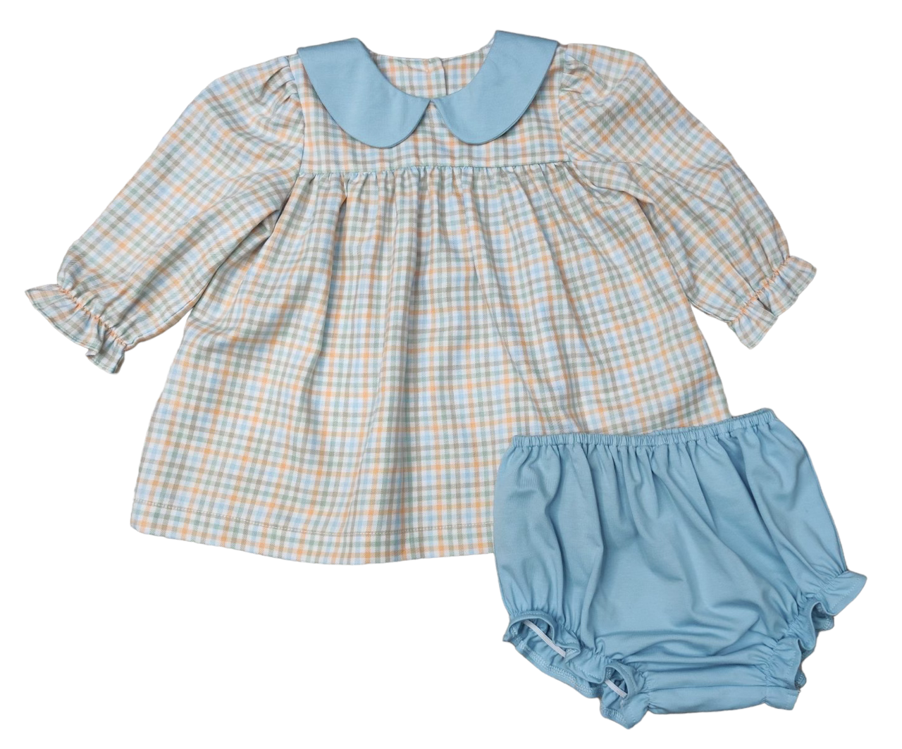 Three Sisters Fall Plaid Bloomer Set 809 5106