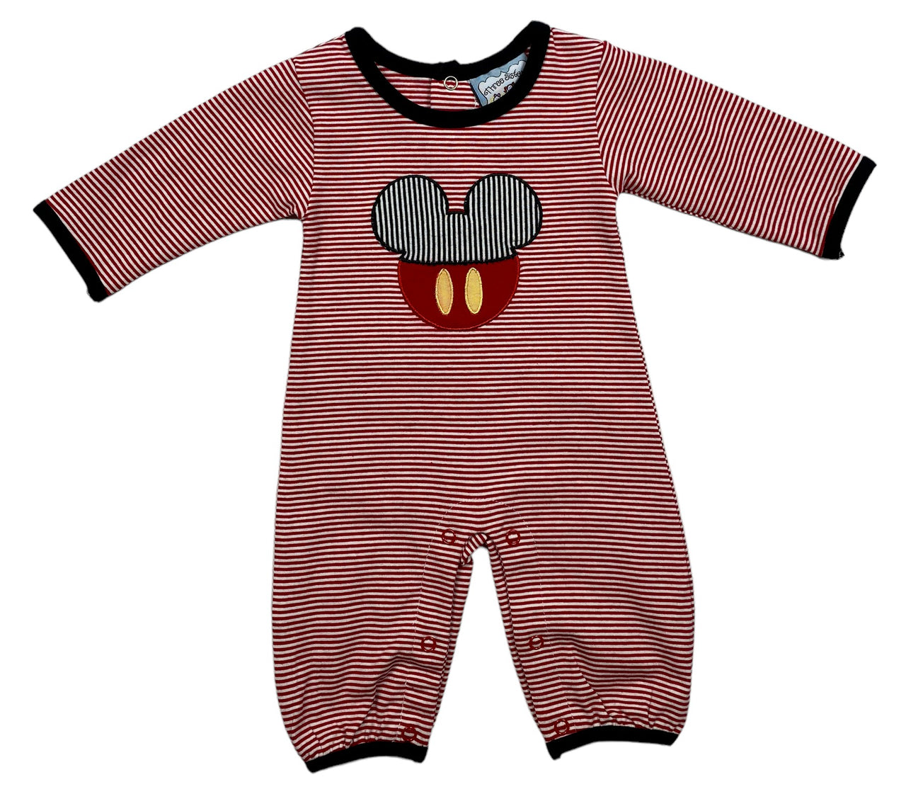 Three Sisters Mouse Ears Boys Romper 854 5108