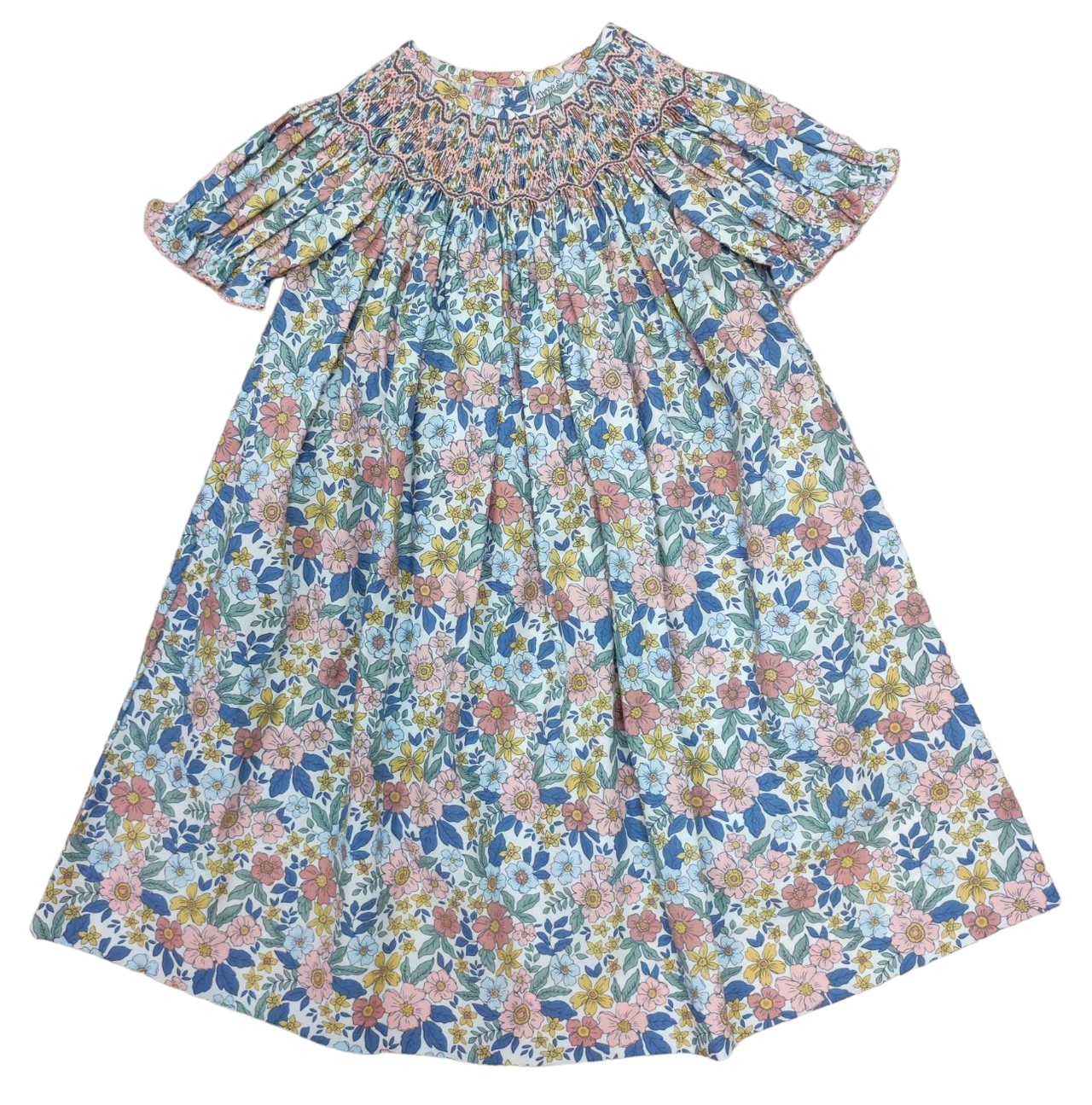 Three Sisters Make a Wish Smocked Geo Bishop 800 5106