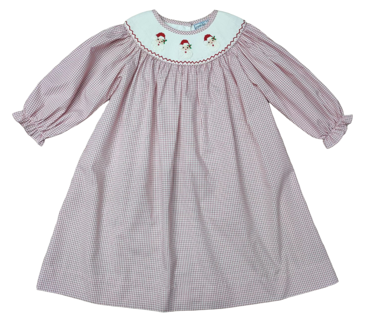 Three Sisters Santa Smocked L/S Bishop 700 5106