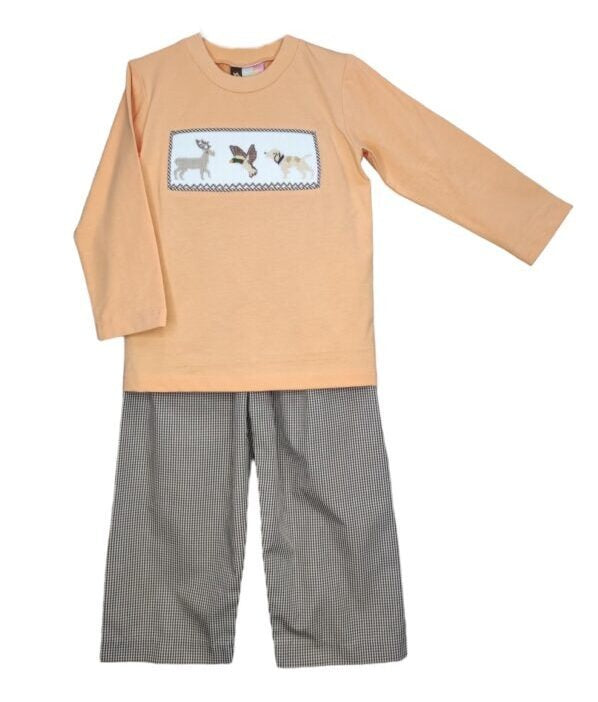 Banana Split Boys Life Smocked Pants Set 287 5107