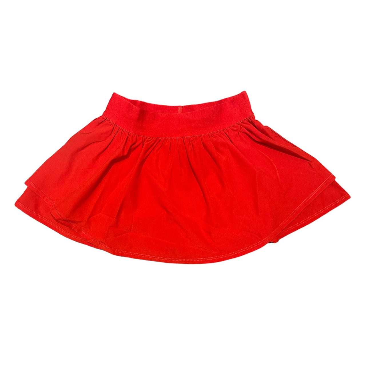 Little Olin AW Red Gathered Mini Skort 5109