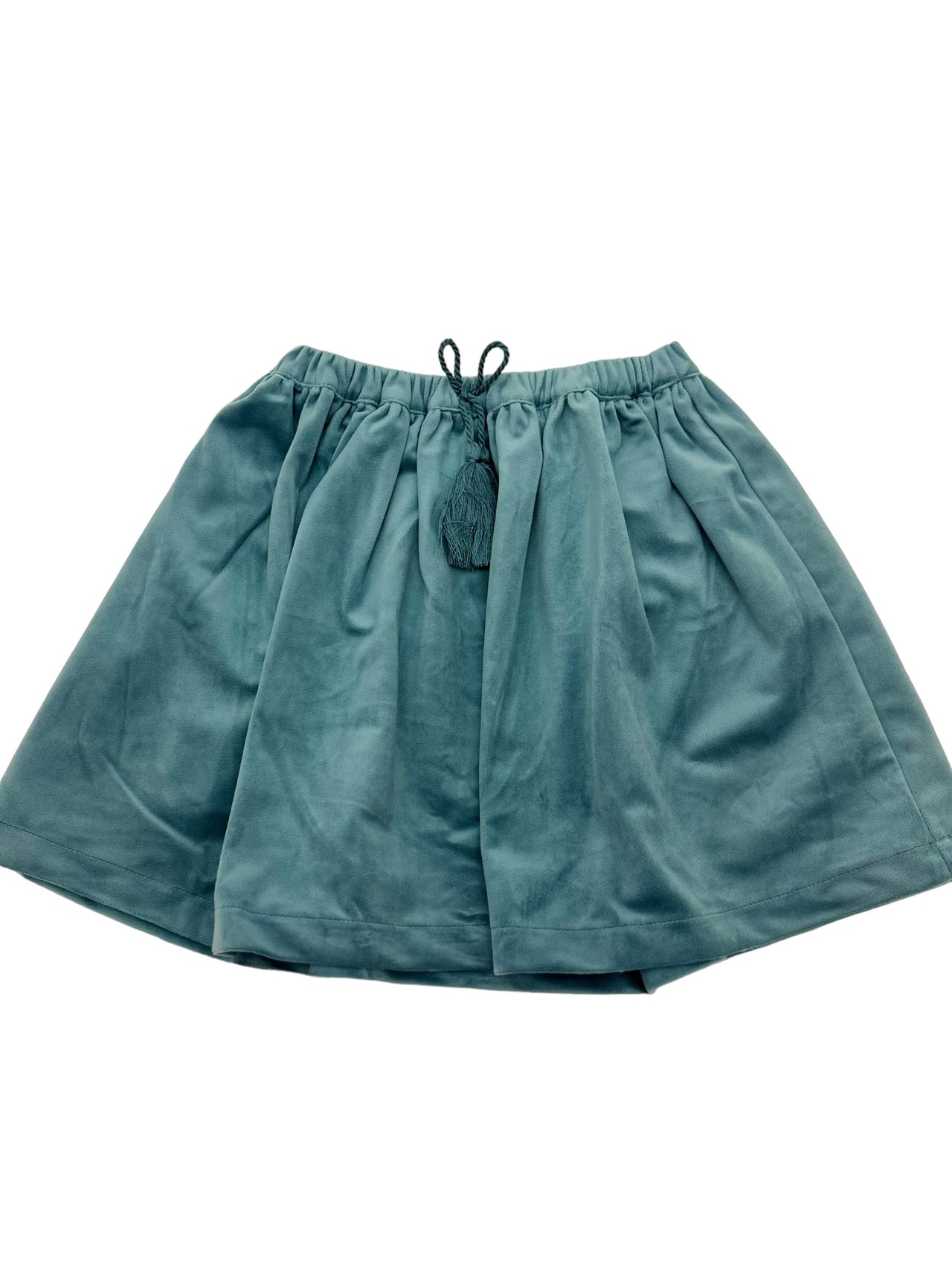 Lulu Bebe Zoe Blue Velvet Skirt 5108