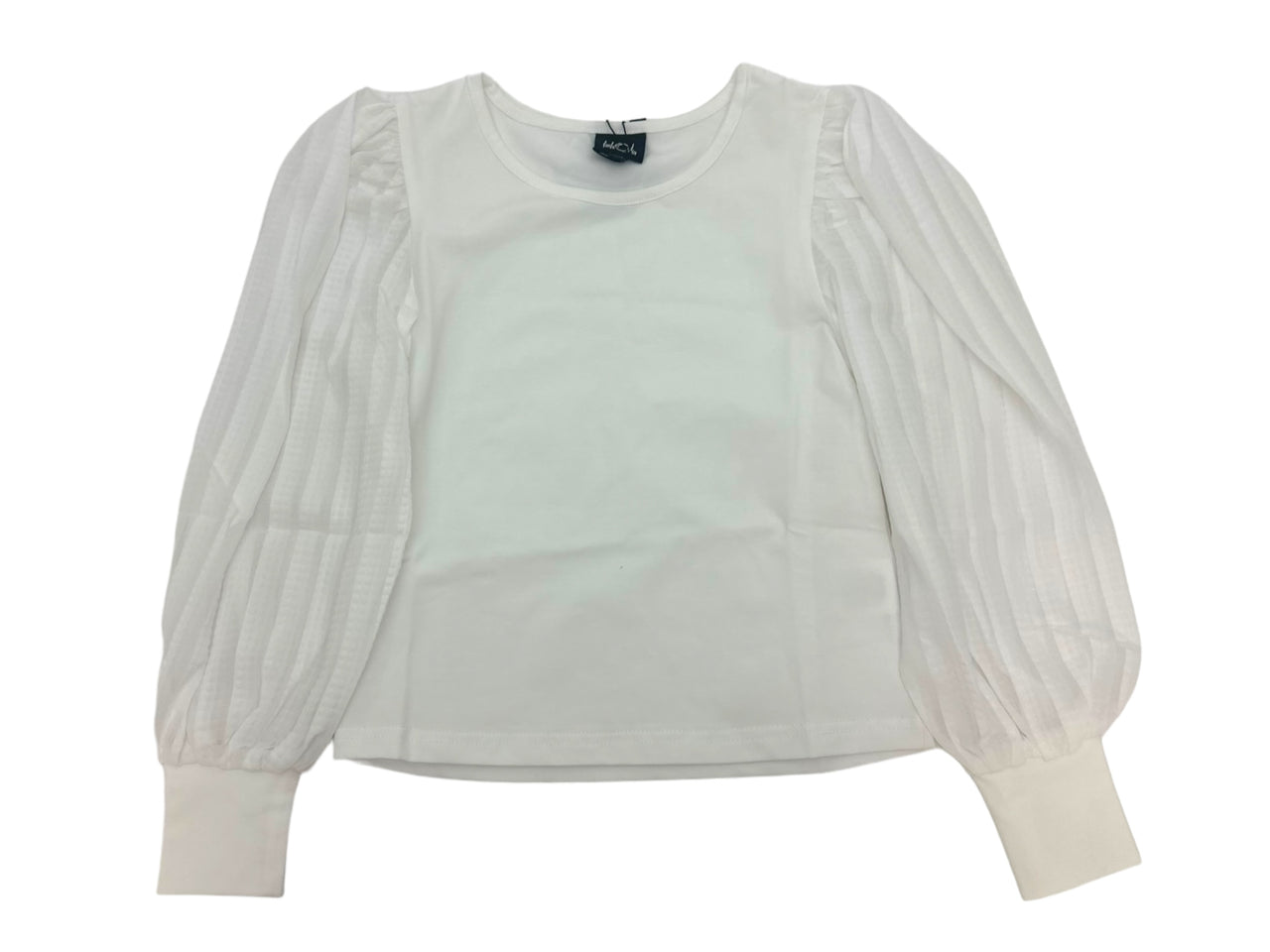 Little Olin AW Textured Sleeve Top 5109