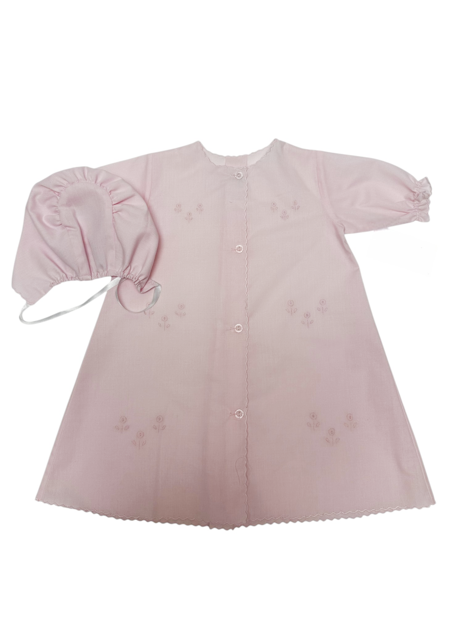 Auraluz Shadow Emb Daygown & Baby Bonnet 358/359 5110