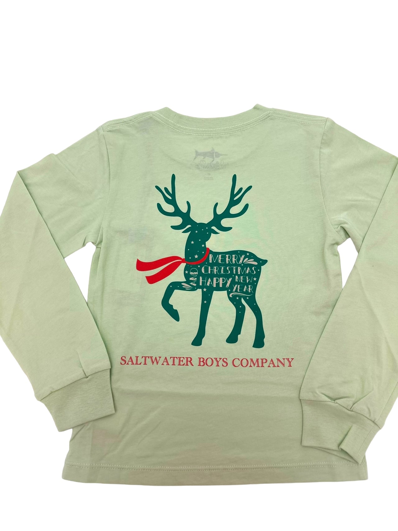 Saltwater Boys Christmas Deer LS Graphic Tee 4064 5108