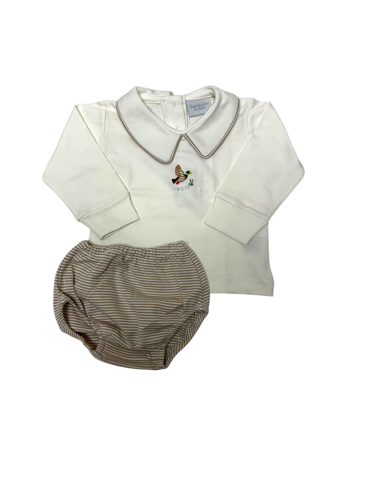 Squiggles Up Up & Away Diaper Set 54 Top W/0201 Bloomer & Piping 367/M664/54 5207