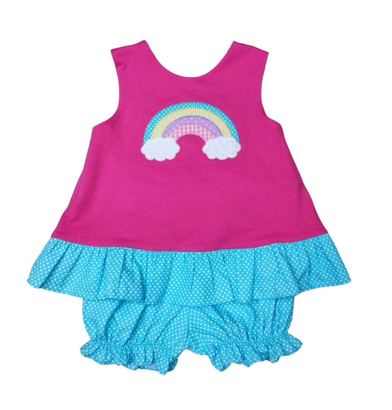 Millie Jay Rainbow Applique Bloomer Set 550 5201