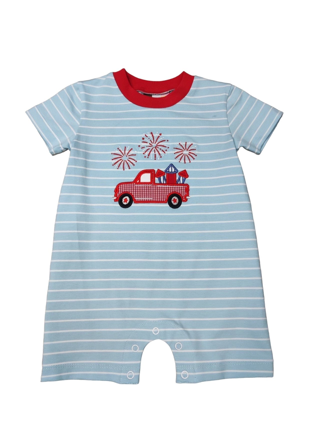 Banana Split Firework Fun Boys Romper 252 5201