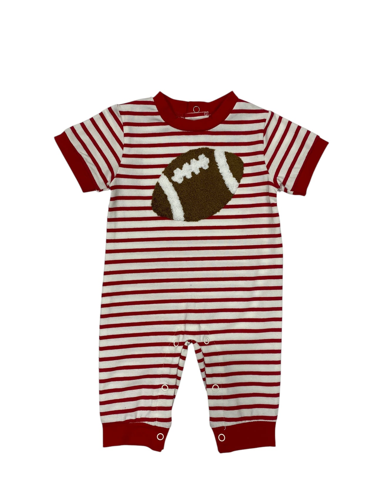 Three Sisters Football Romper Red 860 5208