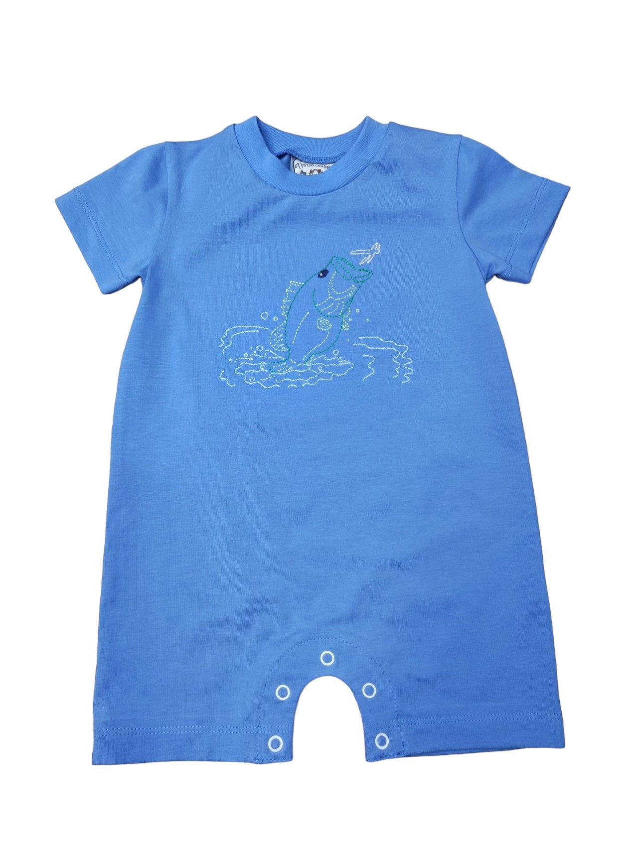 Three Sisters Bass Fish Boys Romper 761 5201