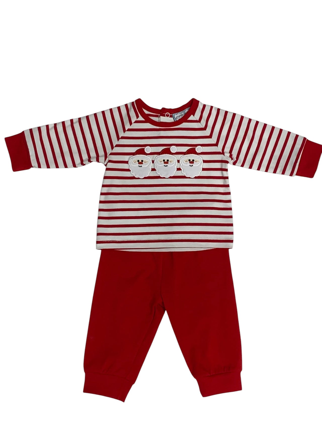 Three Sisters Santa Applique Boys Jogger Set 802 5208