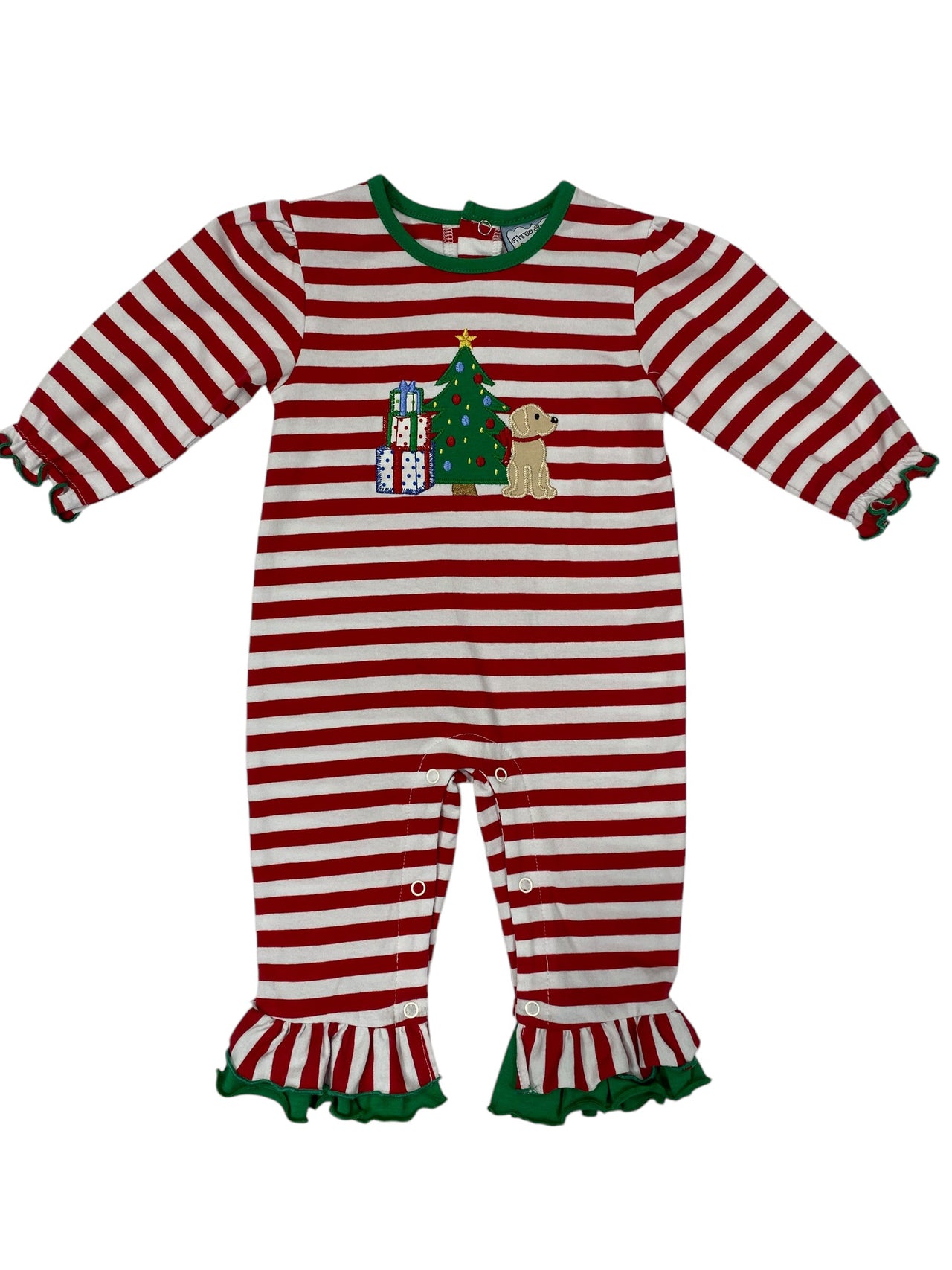Three Sisters Christmas Morning Romper  5208